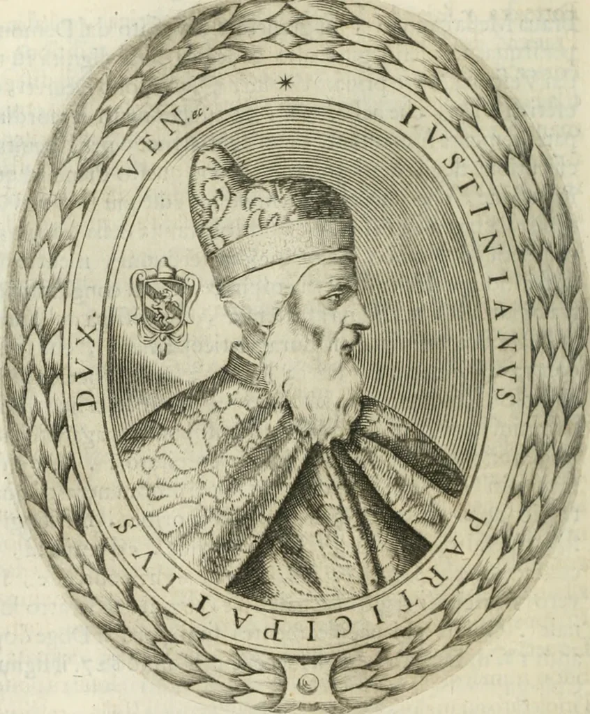An illustration from Historia veneta, 1680, leaf 107