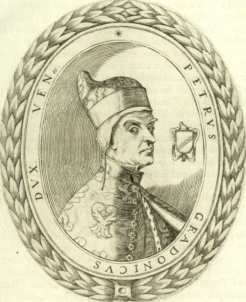 An illustration from Historia veneta, 1680, leaf 114