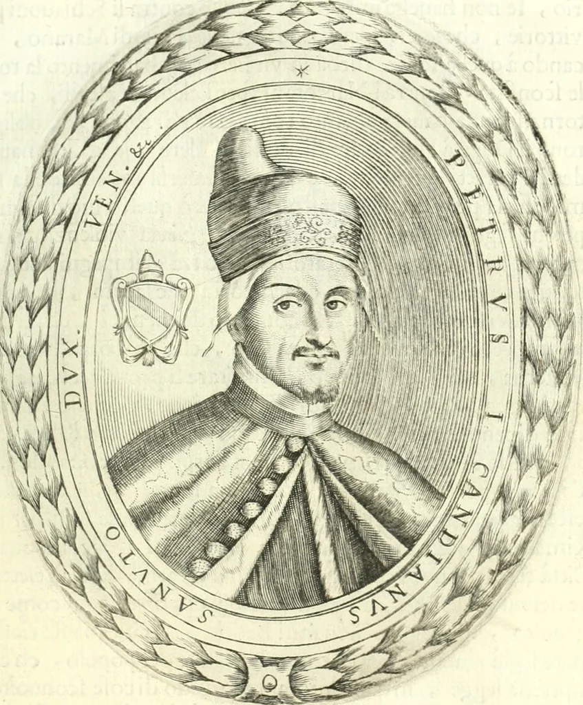 An illustration from Historia veneta, 1680, leaf 130