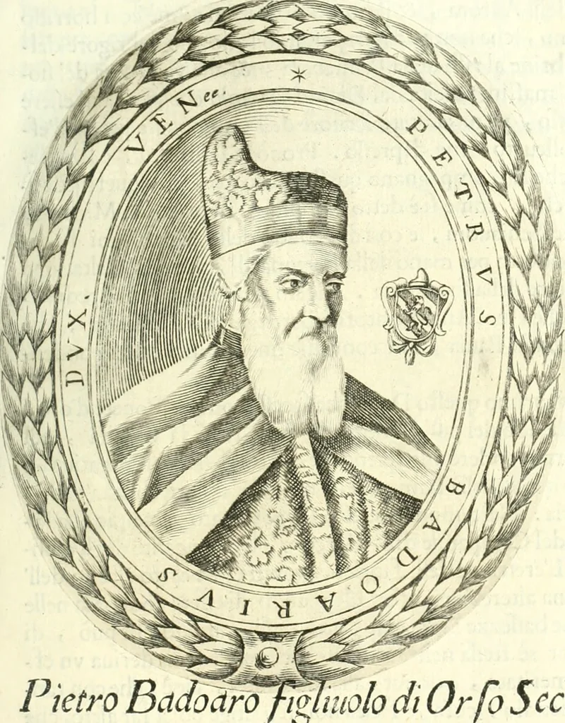 An illustration from Historia veneta, 1680, leaf 144