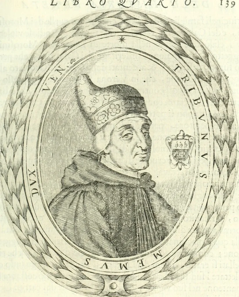 An illustration from Historia veneta, 1680, leaf 162