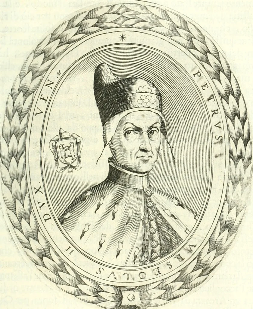 An illustration from Historia veneta, 1680, leaf 166
