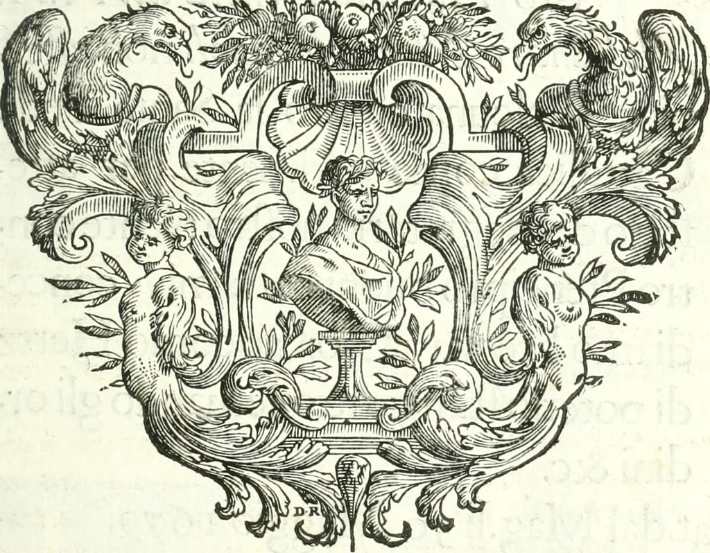 An illustration from Historia veneta, 1680, leaf 22