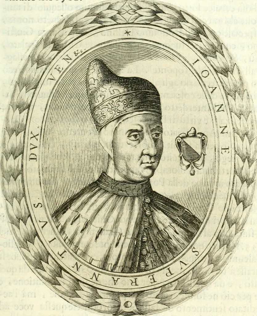 An illustration from Historia veneta, 1680, leaf 396