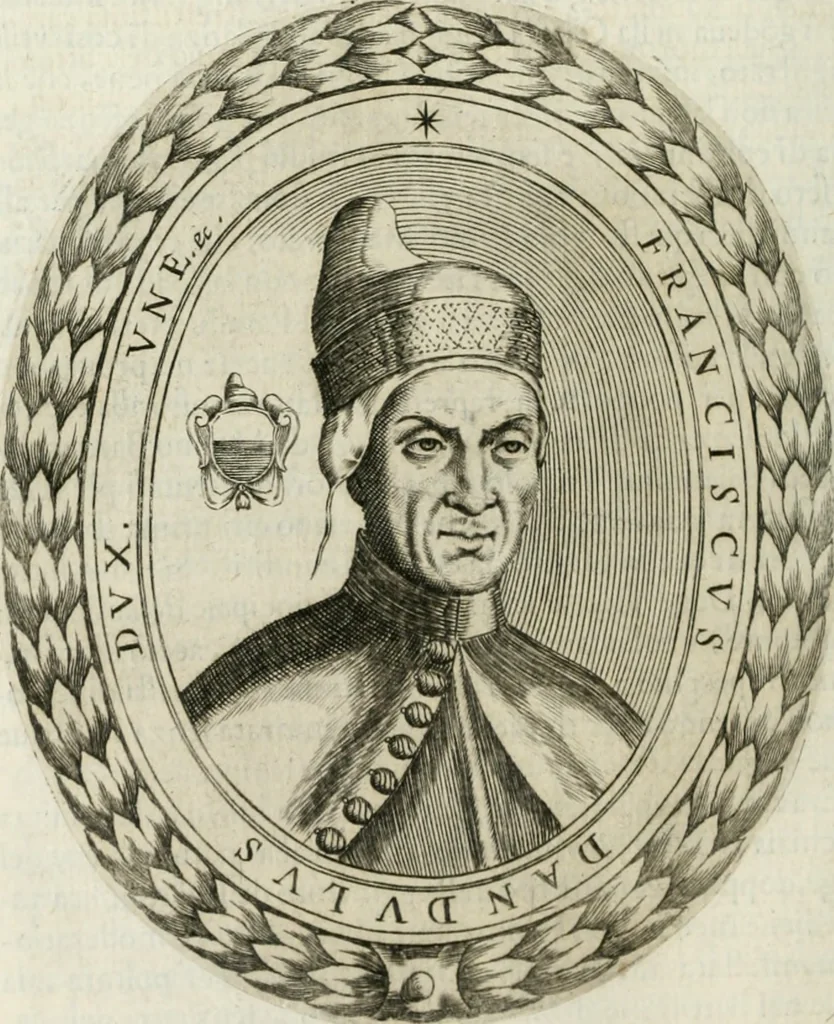 An illustration from Historia veneta, 1680, leaf 403