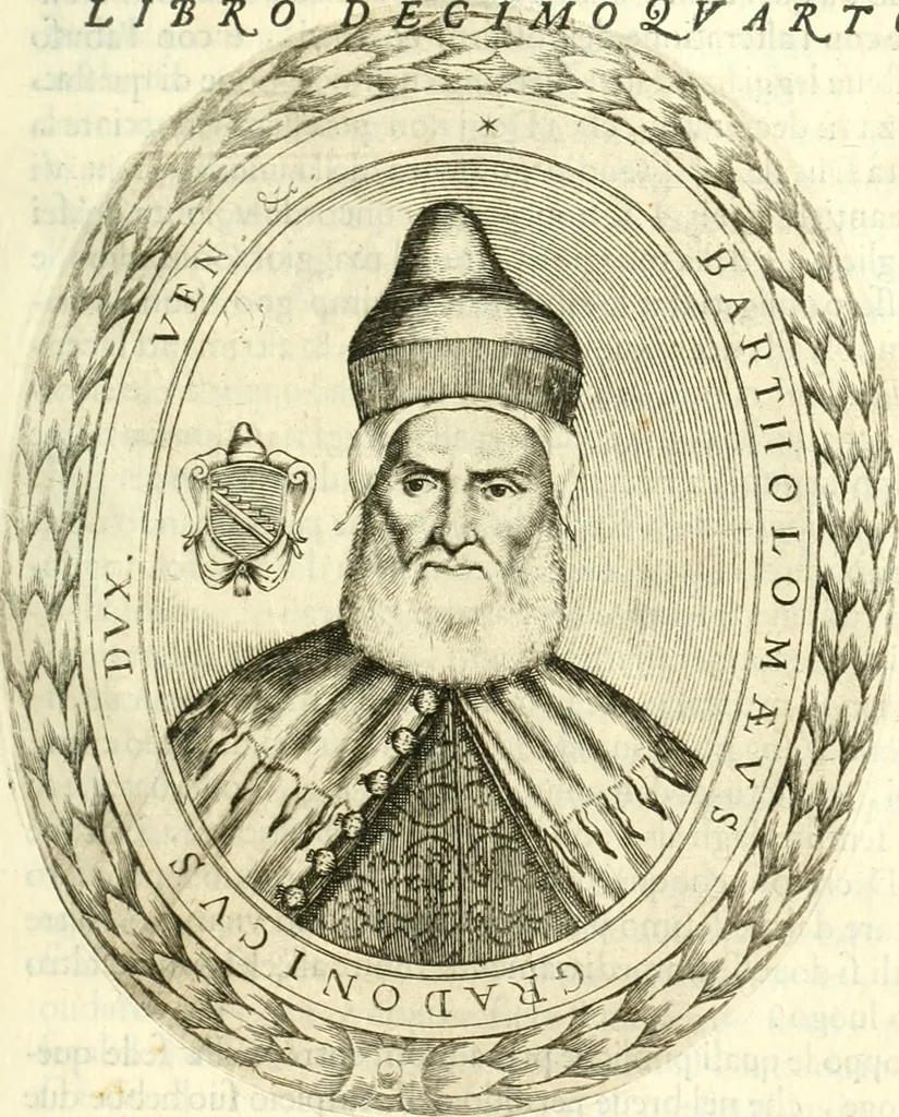 An illustration from Historia veneta, 1680, leaf 424