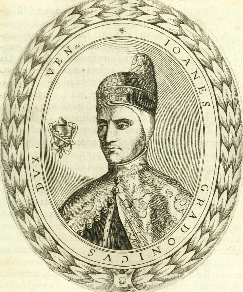 An illustration from Historia veneta, 1680, leaf 472