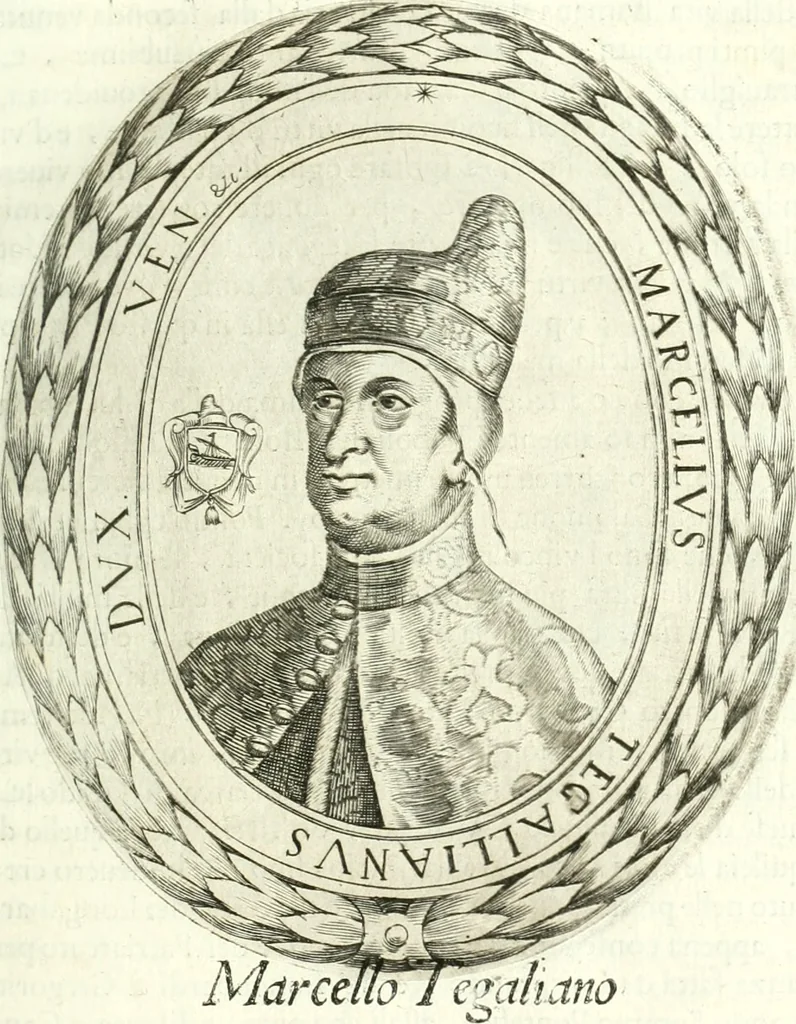 An illustration from Historia veneta, 1680, leaf 48