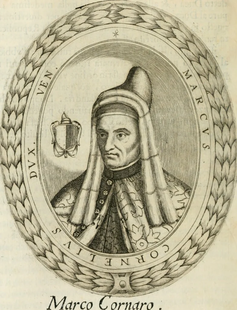 An illustration from Historia veneta, 1680, leaf 485