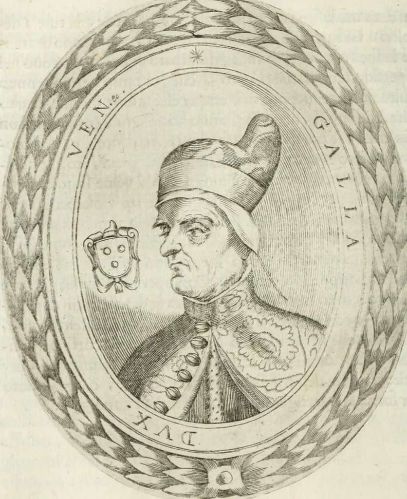 An illustration from Historia veneta, 1680, leaf 65