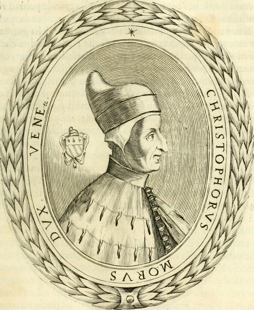 An illustration from Historia veneta, 1680, leaf 678