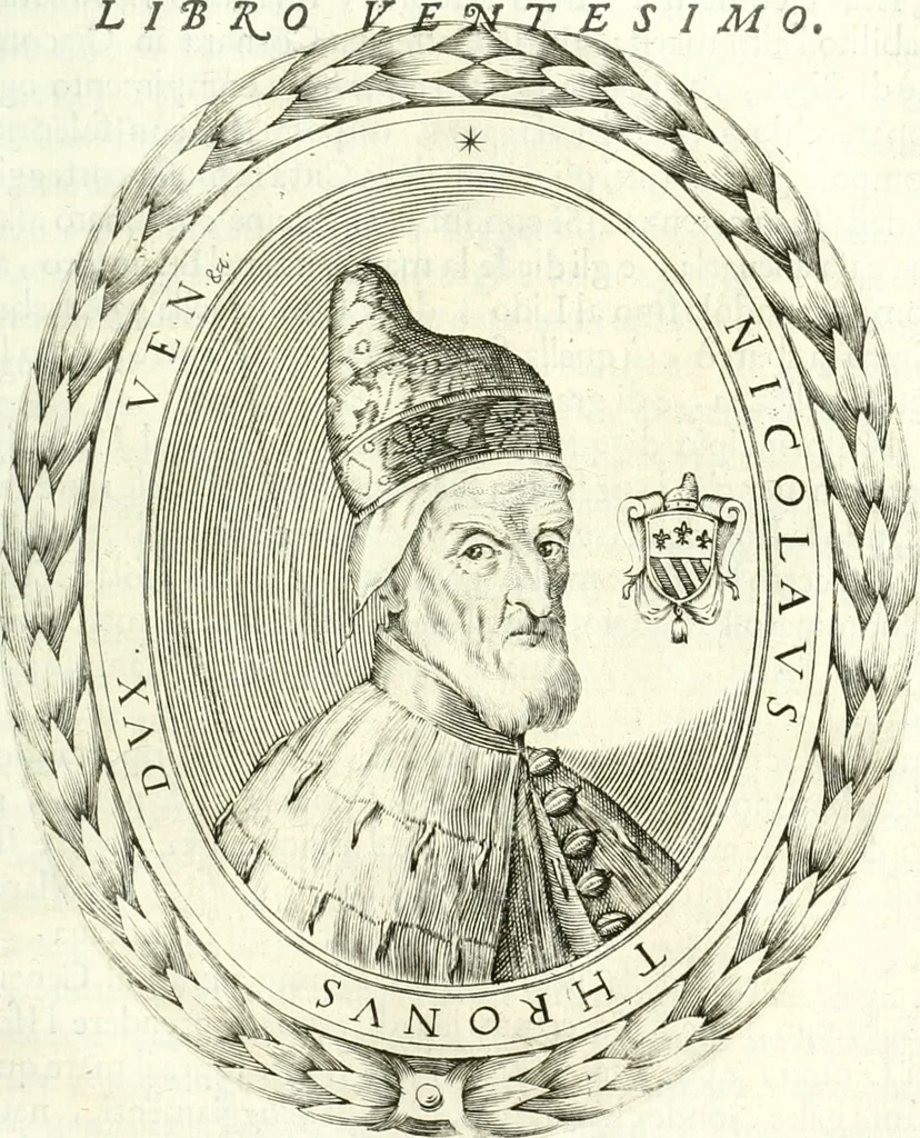 An illustration from Historia veneta, 1680, leaf 716