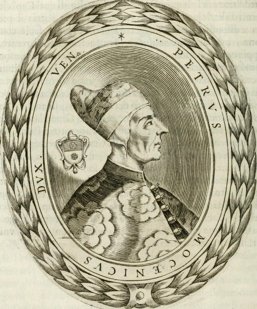 An illustration from Historia veneta, 1680, leaf 745