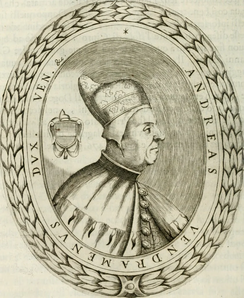 An illustration from Historia veneta, 1680, leaf 749