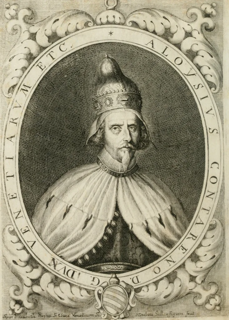 An illustration from Historia veneta, 1680, leaf 9