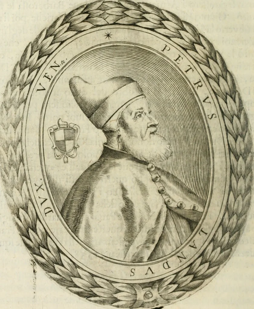 An illustration from Historia veneta, 1680, leaf 205