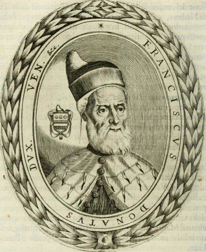 An illustration from Historia veneta, 1680, leaf 217