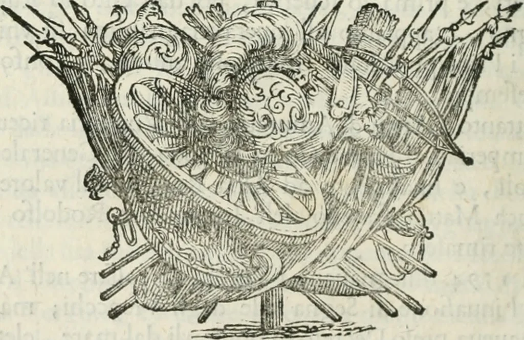An illustration from Historia veneta, 1680, leaf 365
