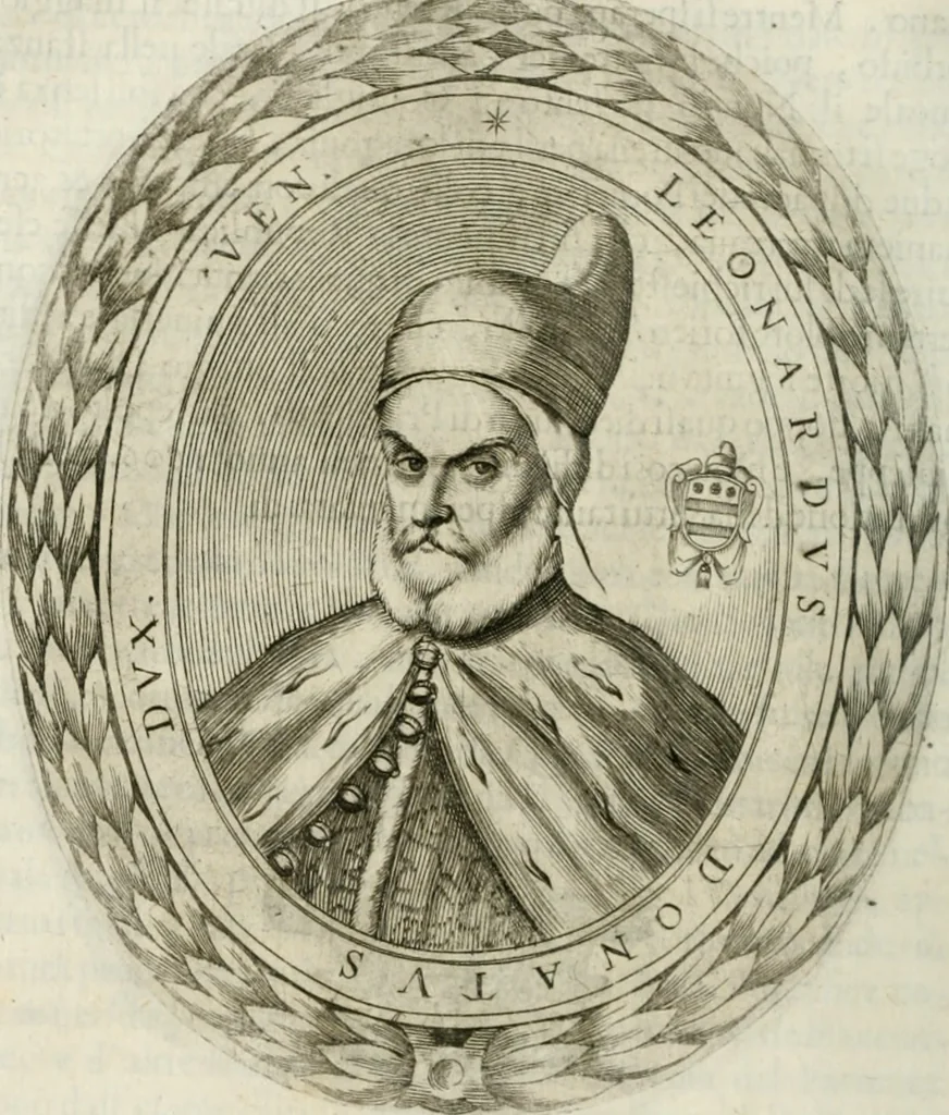 An illustration from Historia veneta, 1680, leaf 405