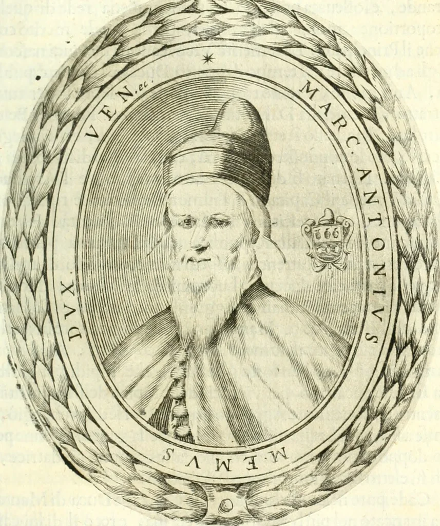 An illustration from Historia veneta, 1680, leaf 430