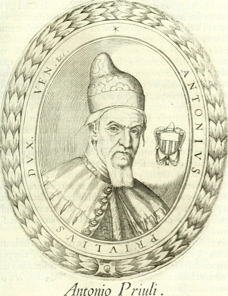An illustration from Historia veneta, 1680, leaf 458