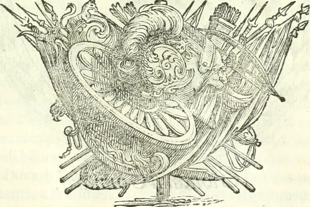 An illustration from Historia veneta, 1680, leaf 466