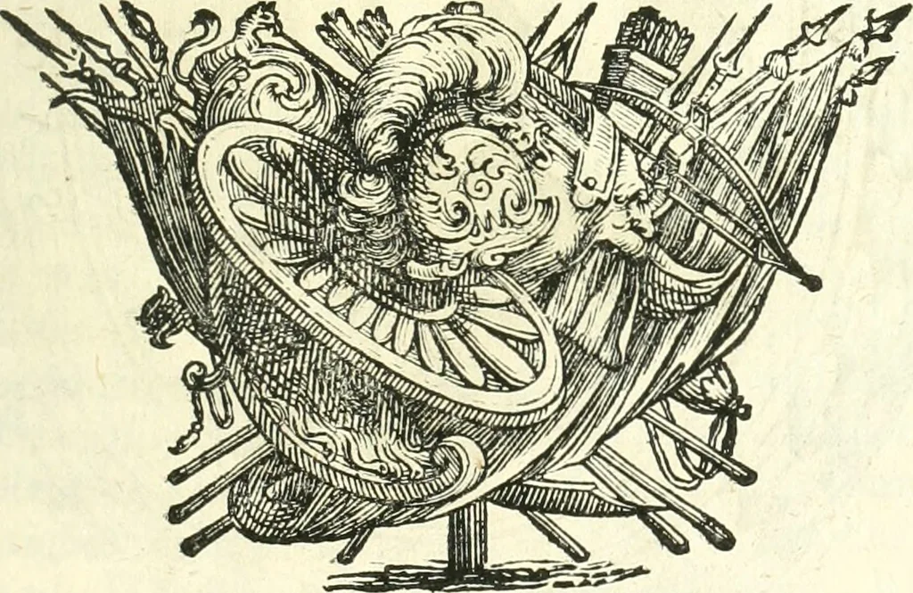 An illustration from Historia veneta, 1680, leaf 72
