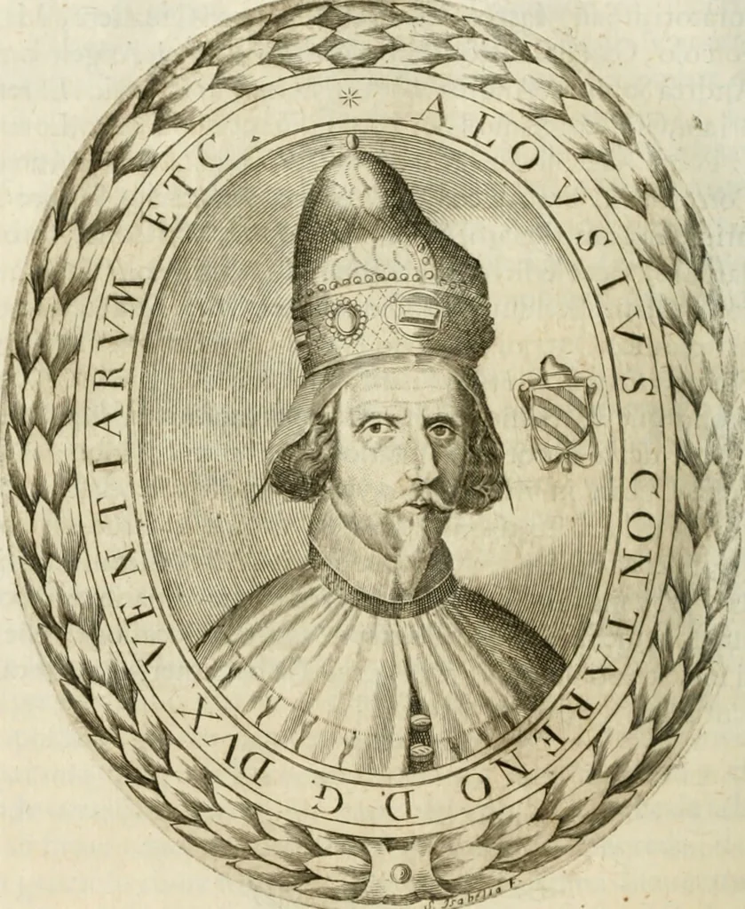 An illustration from Historia veneta, 1680, leaf 737