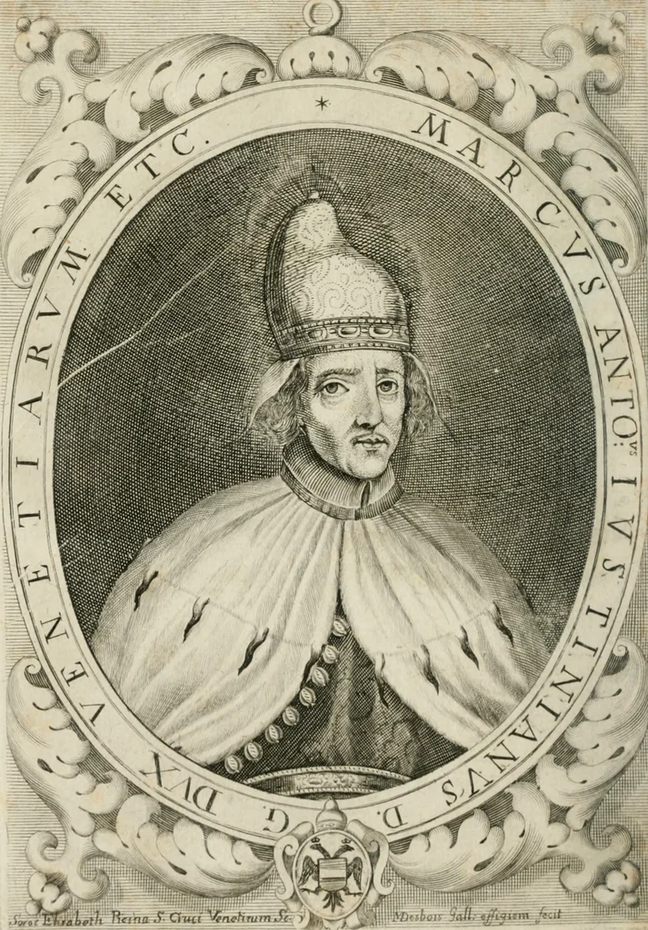 An illustration from Historia veneta, 1680, leaf 9