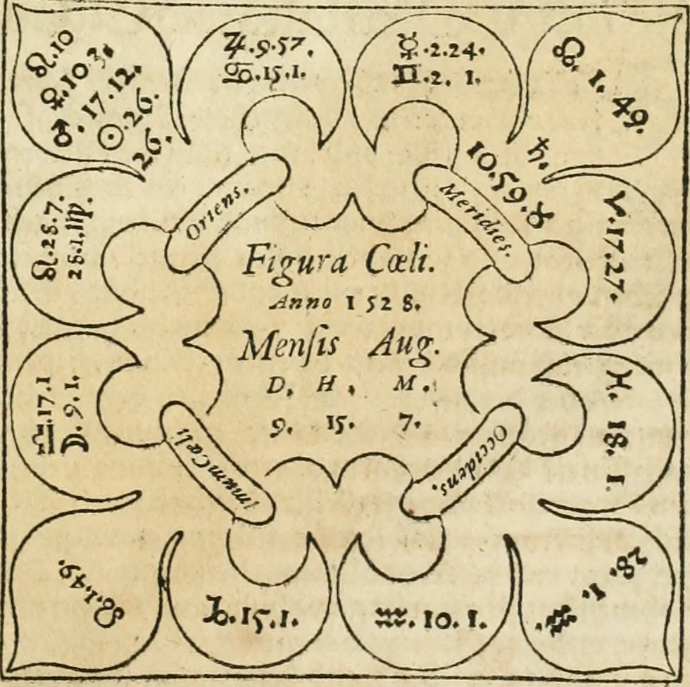 An illustration from Historia vnnd Beschreibung influentischer, elementischer vnd natürlicher Wirckungen, aller fremden vnnd heimischen Erdgewechssen ..., 1578, leaf 154