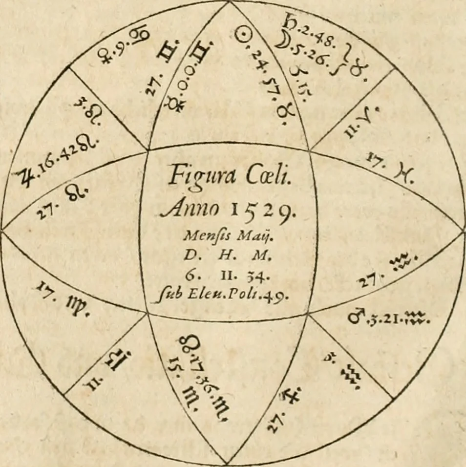 An illustration from Historia vnnd Beschreibung influentischer, elementischer vnd natürlicher Wirckungen, aller fremden vnnd heimischen Erdgewechssen ..., 1578, leaf 37