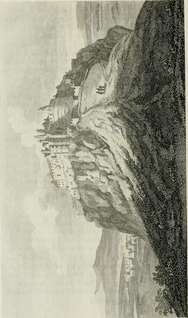 An illustration from A descriptive and historical account of various palaces and public buildings (English and foreign) : with biographical notices of their founders, and other eminent persons, 1821, leaf 153