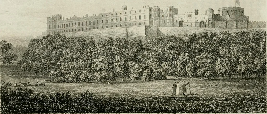 An illustration from A descriptive and historical account of various palaces and public buildings (English and foreign) : with biographical notices of their founders, and other eminent persons, 1821, leaf 207