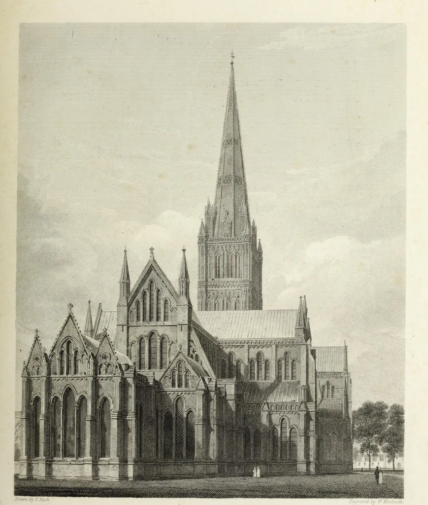 An illustration from An historical account of the Episcopal see, and cathedral church, of Sarum, or Salisbury : comprising biographical notices of the bishops : the history of the establishment, from the earliest period : and a description of the monuments : illustrated with engravings, 1814, leaf 150