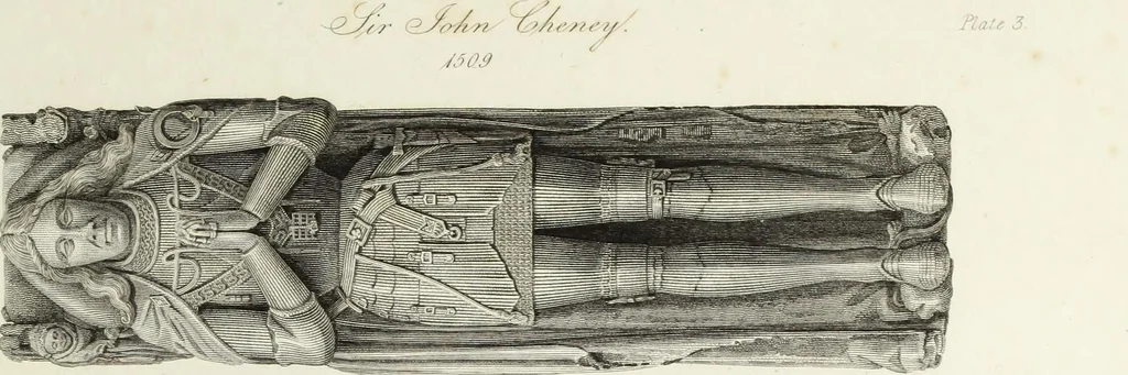An illustration from An historical account of the Episcopal see, and cathedral church, of Sarum, or Salisbury : comprising biographical notices of the bishops : the history of the establishment, from the earliest period : and a description of the monuments : illustrated with engravings, 1814, leaf 254