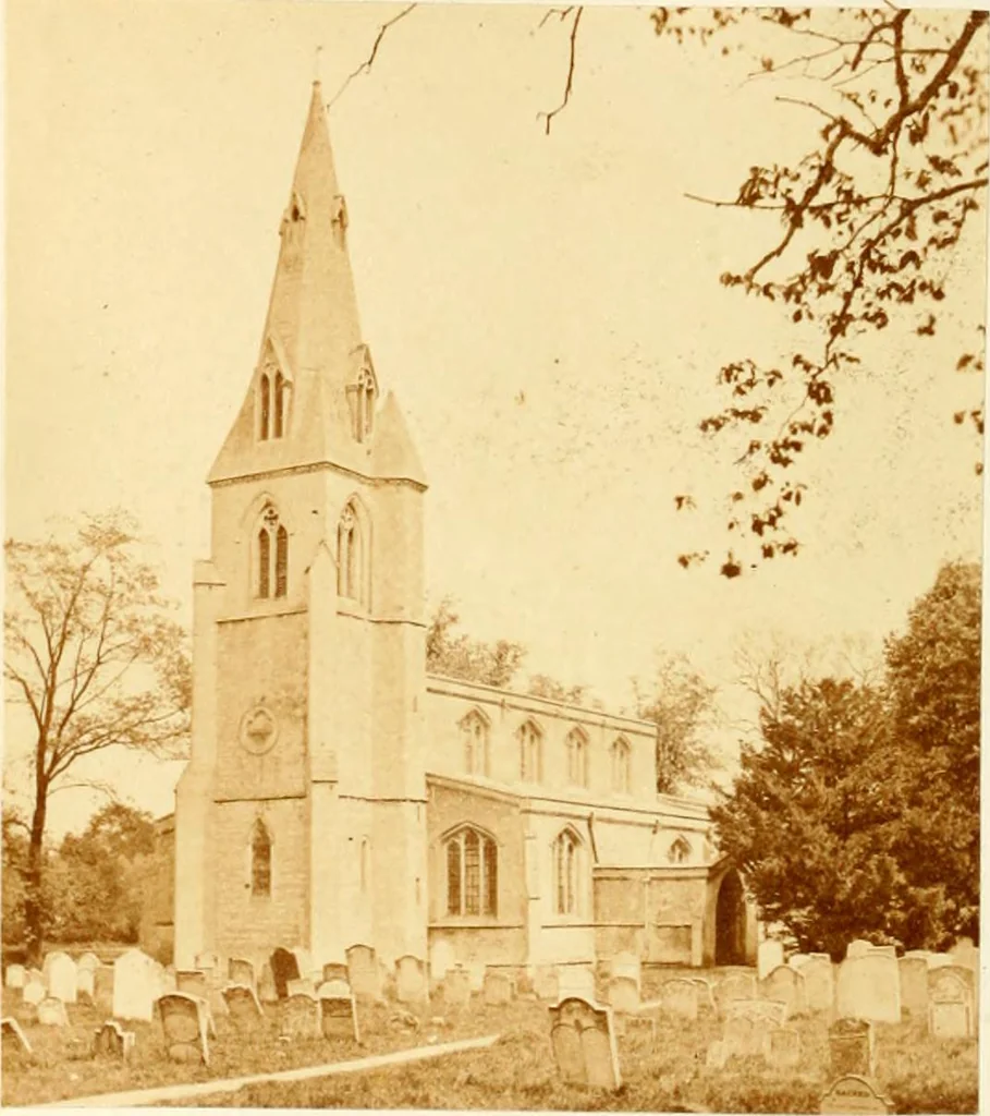 An illustration from Historical and architectural notes on the parish churches in and around Peterborough, 1868, leaf 102