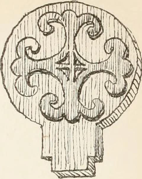 An illustration from Historical and architectural notes on the parish churches in and around Peterborough, 1868, leaf 133