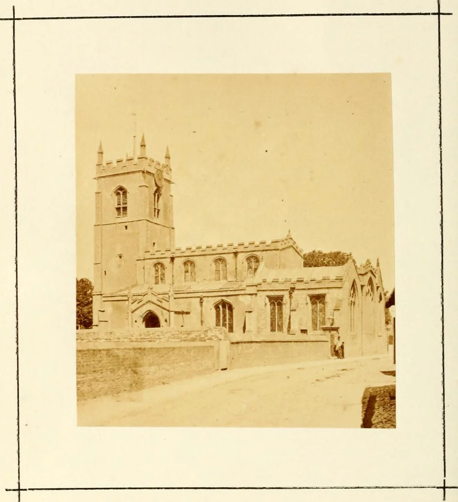 An illustration from Historical and architectural notes on the parish churches in and around Peterborough, 1868, leaf 148