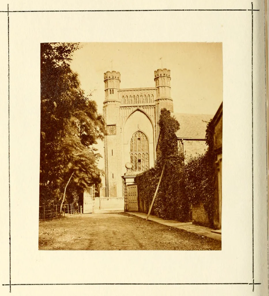 An illustration from Historical and architectural notes on the parish churches in and around Peterborough, 1868, leaf 156
