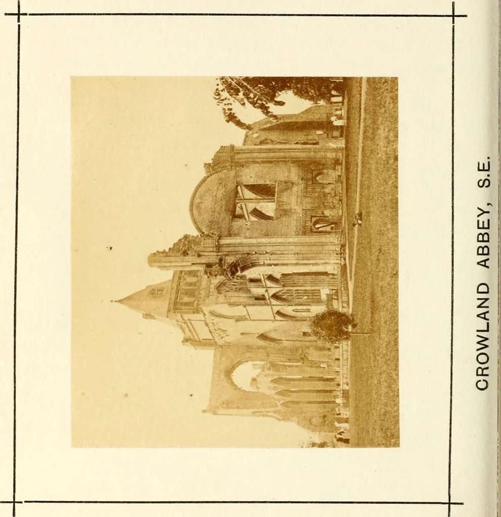 An illustration from Historical and architectural notes on the parish churches in and around Peterborough, 1868, leaf 166