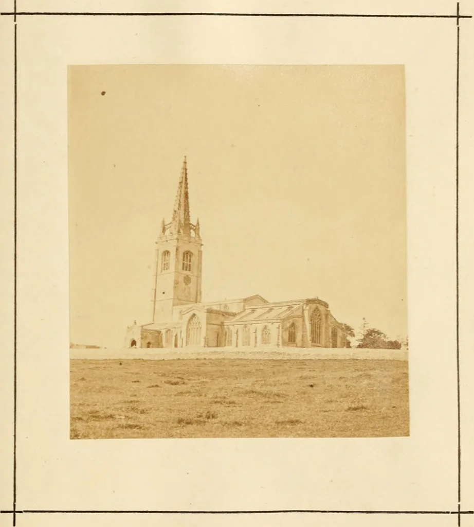An illustration from Historical and architectural notes on the parish churches in and around Peterborough, 1868, leaf 251