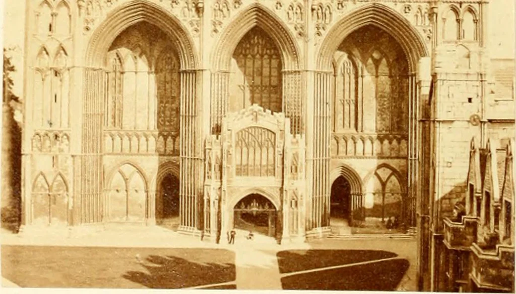 An illustration from Historical and architectural notes on the parish churches in and around Peterborough, 1868, leaf 4