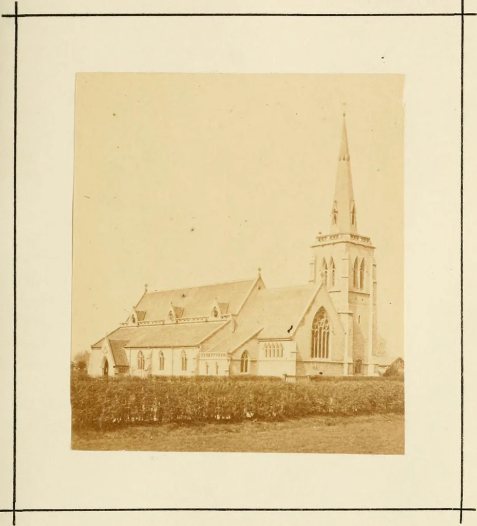 An illustration from Historical and architectural notes on the parish churches in and around Peterborough, 1868, leaf 57