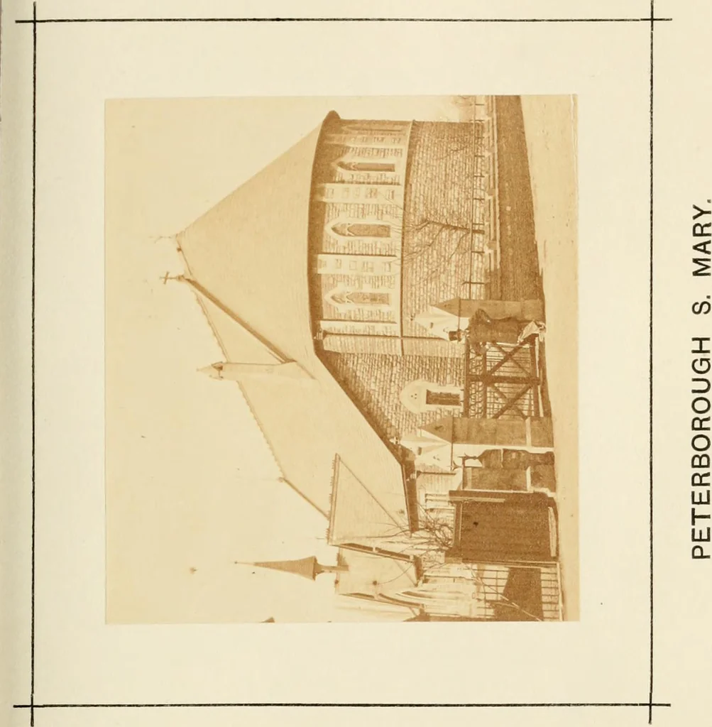 An illustration from Historical and architectural notes on the parish churches in and around Peterborough, 1868, leaf 61