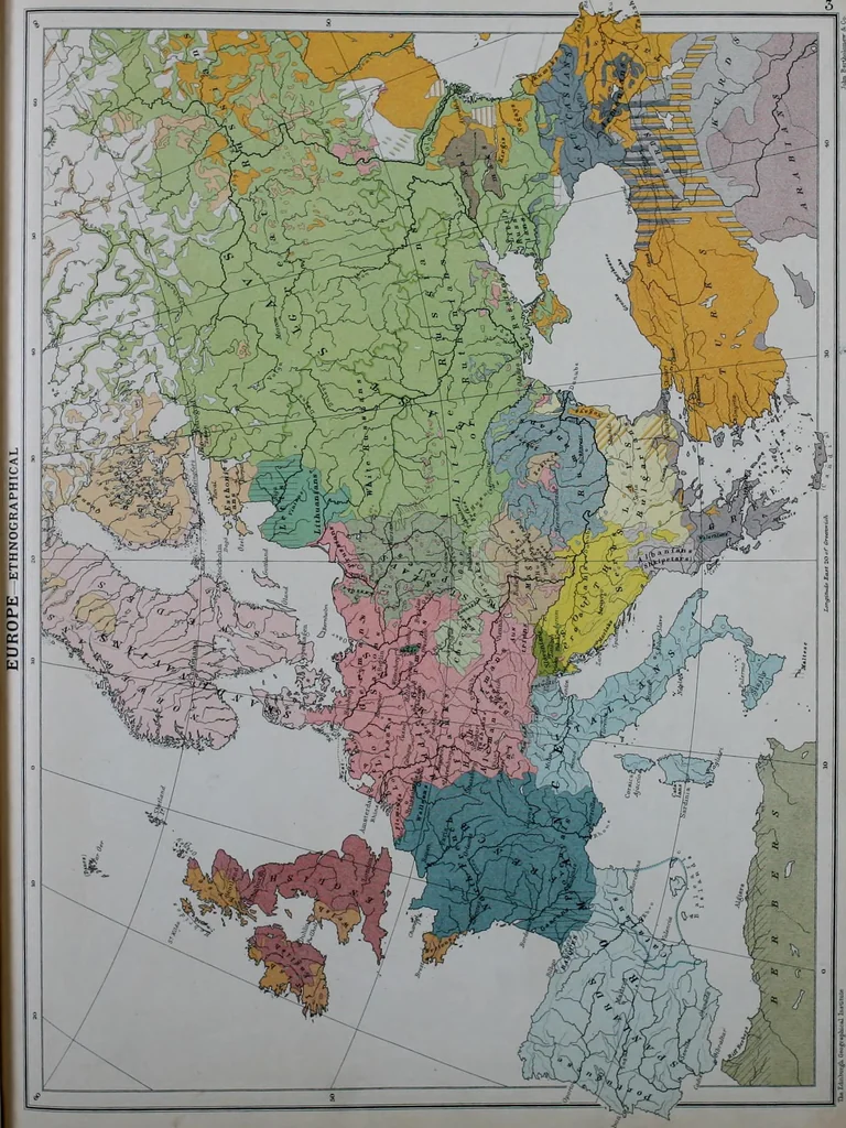 An illustration from An historical atlas of modern Europe from 1789-1914, with an historical and explanatory text, 1915, leaf 31