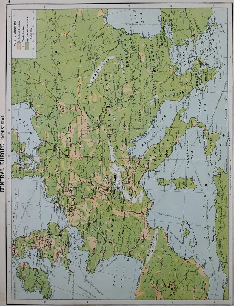 An illustration from An historical atlas of modern Europe from 1789-1914, with an historical and explanatory text, 1915, leaf 32