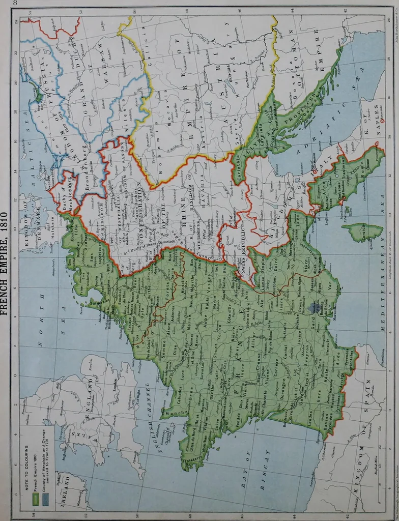 An illustration from An historical atlas of modern Europe from 1789-1914, with an historical and explanatory text, 1915, leaf 36