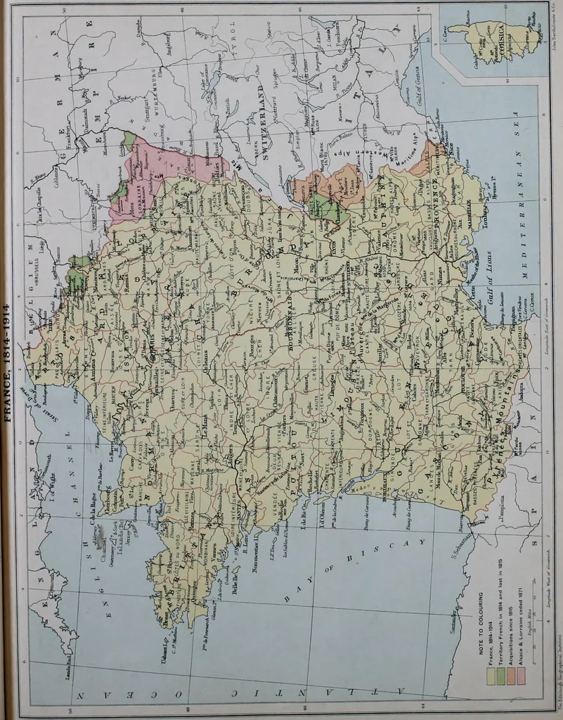 An illustration from An historical atlas of modern Europe from 1789-1914, with an historical and explanatory text, 1915, leaf 37