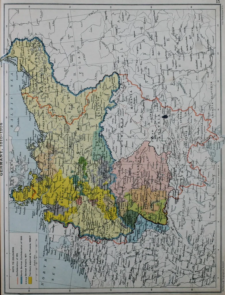 An illustration from An historical atlas of modern Europe from 1789-1914, with an historical and explanatory text, 1915, leaf 41