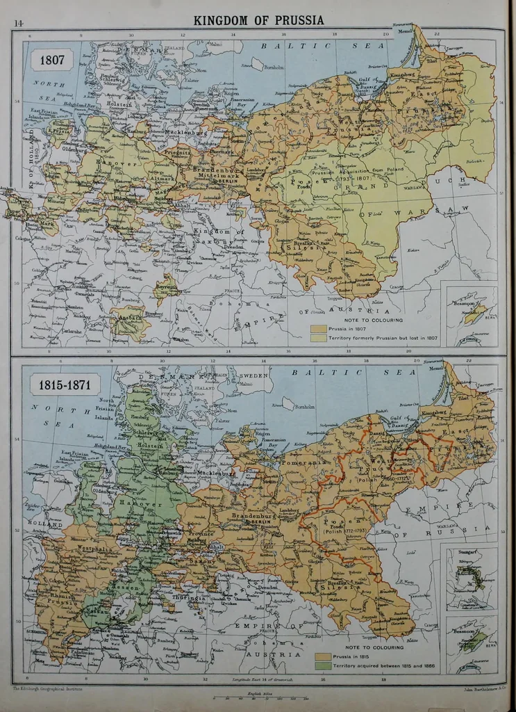 An illustration from An historical atlas of modern Europe from 1789-1914, with an historical and explanatory text, 1915, leaf 42